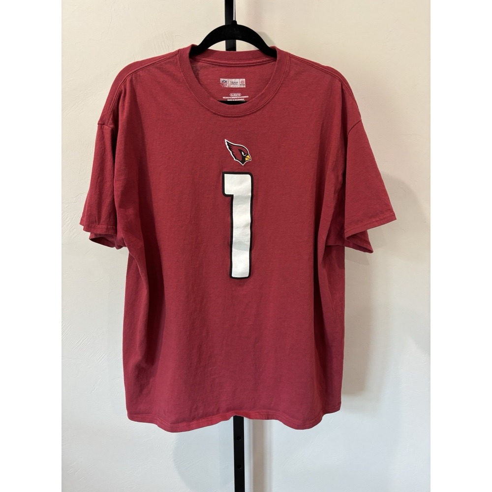 NFL Arizona Cardinals Shirt, Men's EL, Kyler Murray #1, Football, NFL Gear, Red